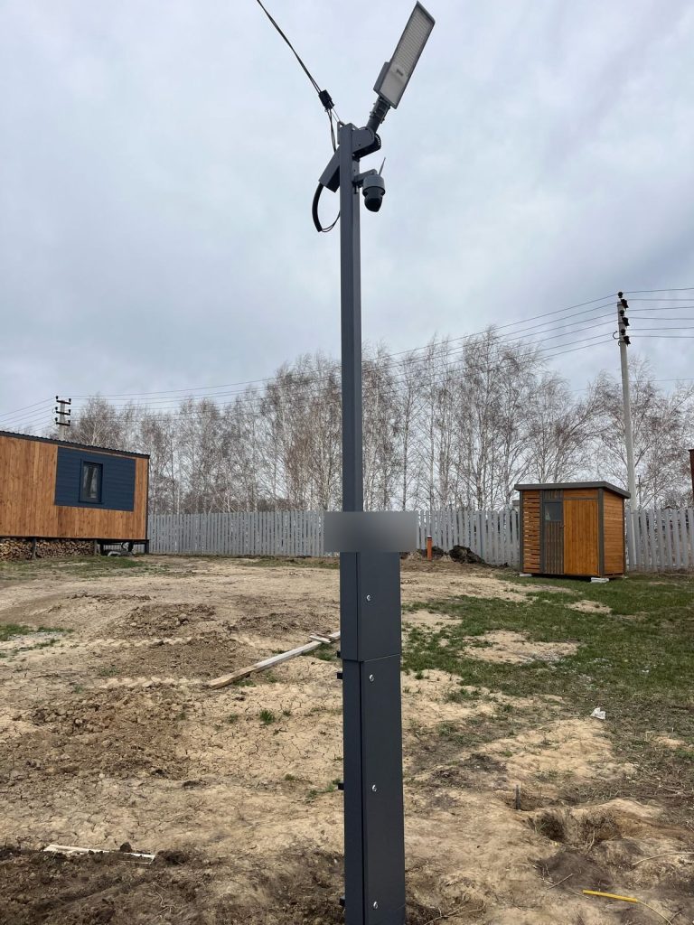 Трубостойка WT4/2-36-IP65 на участке — трубостойка для подключения электричества к участку, WT Новосибирск